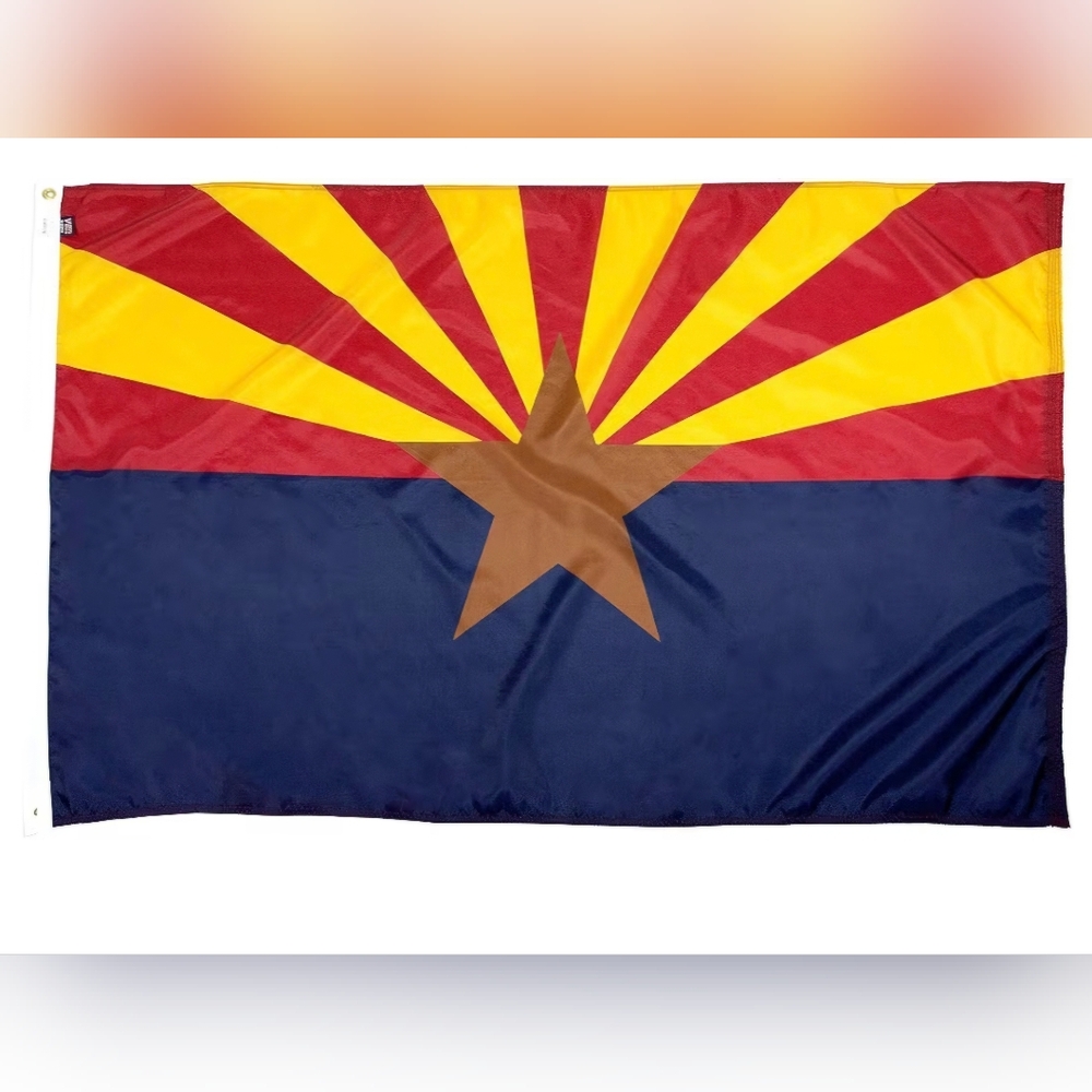 Flag Burg Arizona State Flag 6x10 Single Sided  New Indoor Outdoor